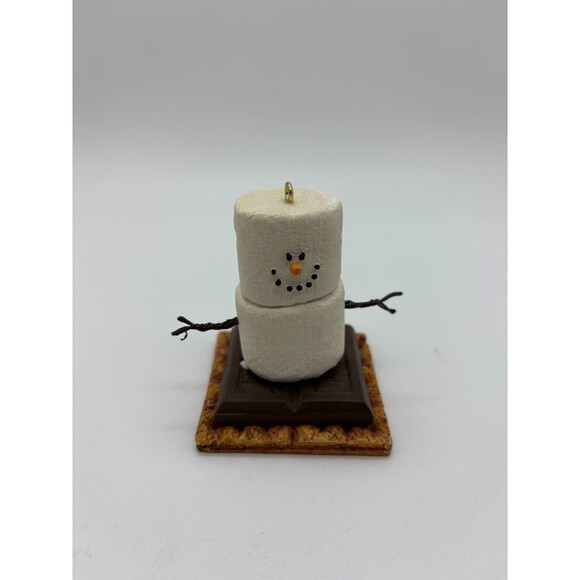 Vintage S'mores Midwest of Cannon Falls Marshmallow Tree Ornament White - Picture 1 of 4